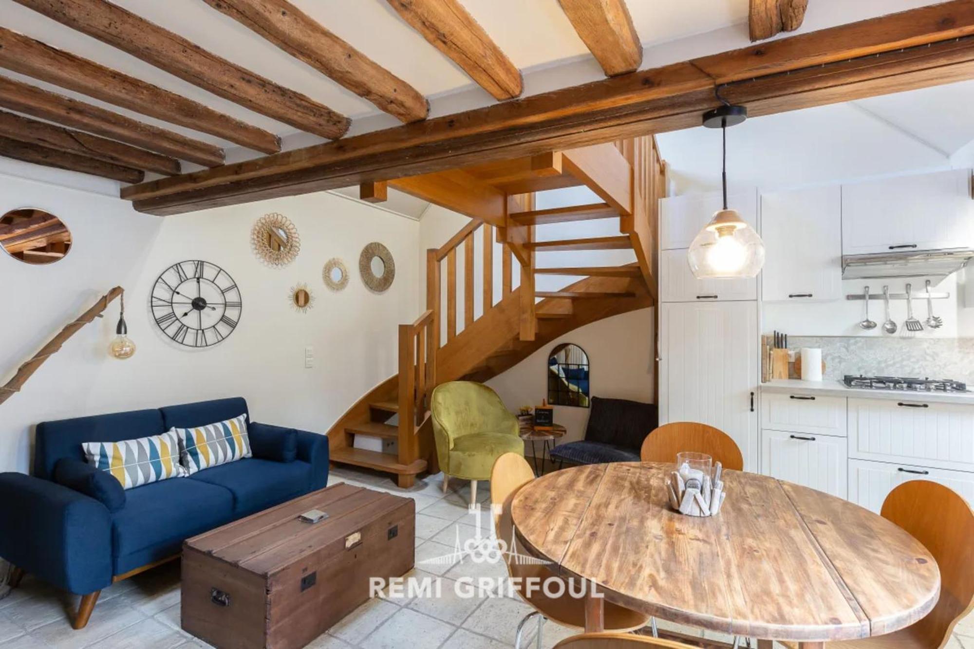 L'Escalier D'H - Duplex 3 In The City Center - Normand Charm - Family Stay Honfleur Eksteriør billede
